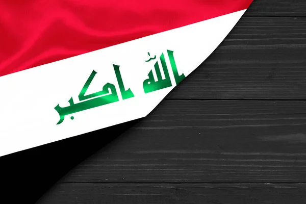 Флаг Ирака Место Текстовой Обработки Пространства — стоковое фото