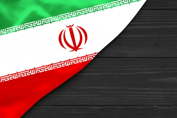 Флаг Ирана Место Текстовой Обработки Пространства — стоковое фото