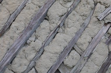 Arka plan ya da doku olarak eski kil yüzeyi