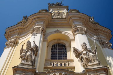 LVIV, UKRAINE - 06 Ağustos 2020: St. George Katedrali