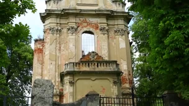 Lviv Ukraine June 2020 Church All Saints Roman Catholic Church — 图库视频影像