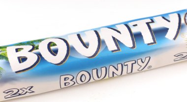 LVIV, UKRAINE - Nisan 06, 2020: Ödül çikolatası yakın plan