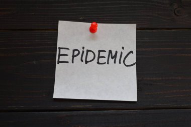 Etiketteki yazıt salgını.