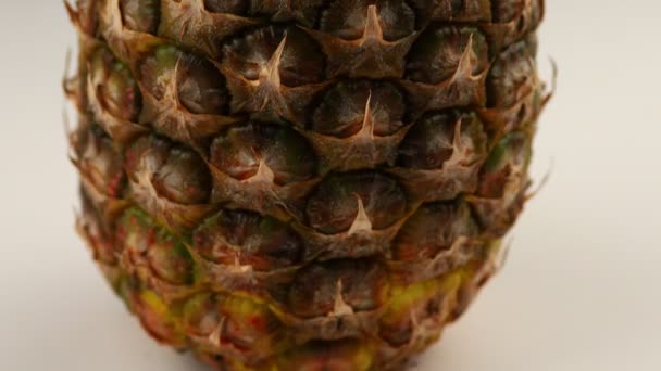 Struttura Dell Ananas Vicino — Video Stock