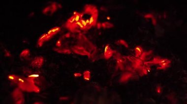 Ateş ve ısı kalıntıları yanıp kül olur.