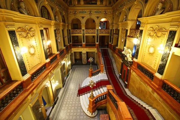 Lviv Ucrania Noviembre 2019 Teatro Ópera Interior — Foto de Stock