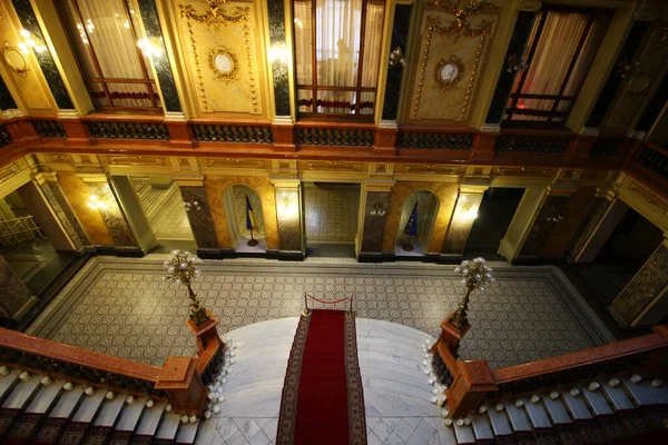 Lviv Ucrania Noviembre 2019 Teatro Ópera Interior — Foto de Stock