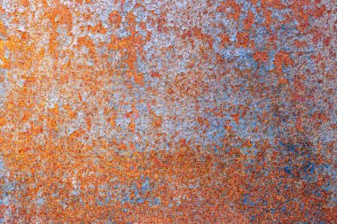 Paslı metal yüzey arkaplanı veya dokusu