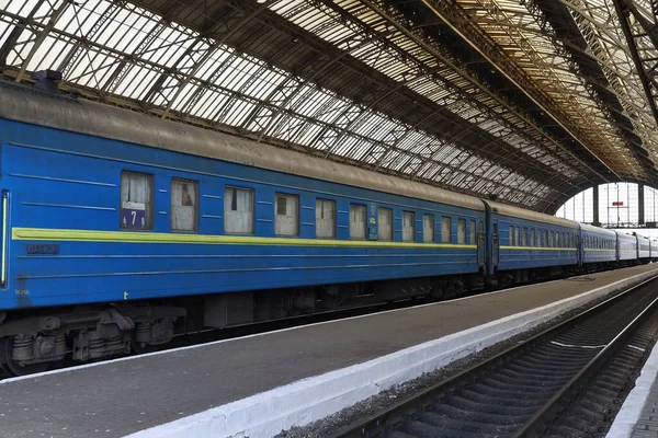 Lviv Ukraine May 2021 Ukrainian Train Station — Stock Photo, Image