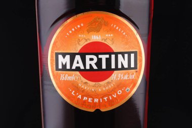 LVIV, UKRAINE - May 13, 2021: Martini fiero liquor