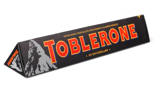 Lviv Ukraine Mei 2021 Tobleron Swiss Dark Chocolate — Stok Foto