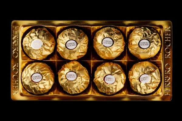 Lviv Ukraine Mei 2021 Ferrero Rocher Cokelat Dan Permen — Stok Foto