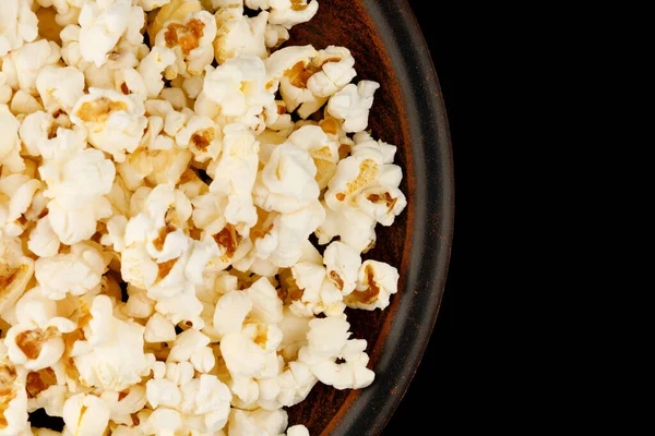 Deliciosas Palomitas Maíz Merienda Lugar Plato Para Espacio Texto Hacer — Foto de Stock