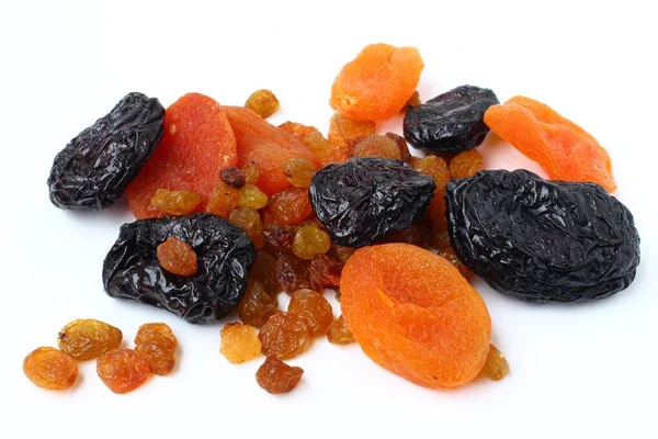 Mixed Dried Fruits Isolate — Stock Photo, Image