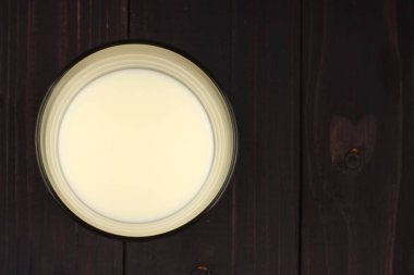 Metin alanı için sütün üst görünümü olan cam