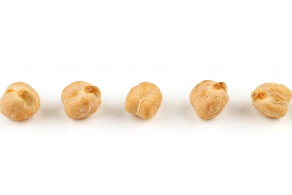 Chickpeas Pea Several White Background — Stock Photo, Image