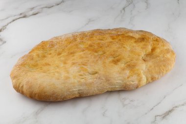Gürcistan ekmeği pita shot 'ı. Lezzetli basit yemek.