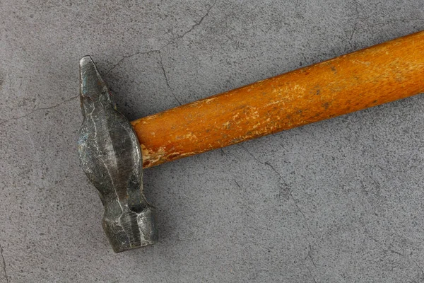 Hammer tool close-up. Working tool.