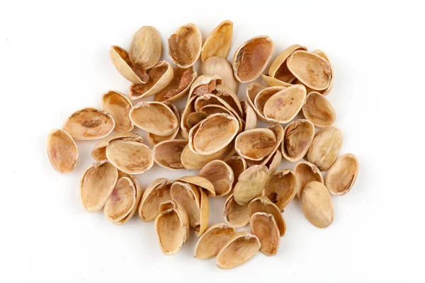 Pistachio Shell White Background Isolate — Stock Photo, Image