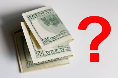 Para Amerikan doları ve soru işareti