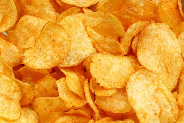 Potato Chips Close — Stock Photo, Image