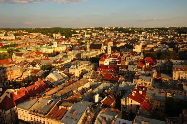 Panorama City Lviv — Stock Photo, Image