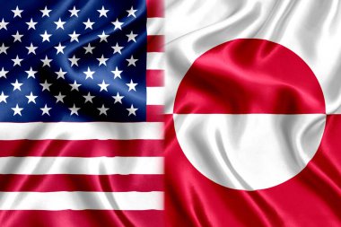 ABD ve Grönland bayrakları çakışıyor