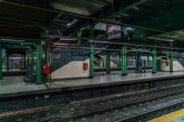 Buenos Aires, Arjantin - 20 Ocak 2019, Metro istasyonu Plaza Miserere 'in içi