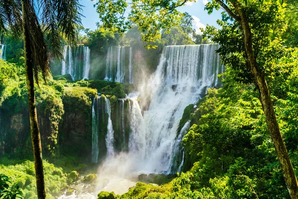 Iguazu Vízesés Egy Része Argentin Nemzeti Parktól — Stock Fotó