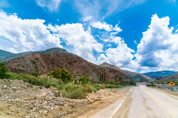 Arjantin 'in Salta Provence kentindeki Parque Nacional Los Cardones (Ulusal Park) parkında 40 numaralı yol boyunca terk edilmiş.