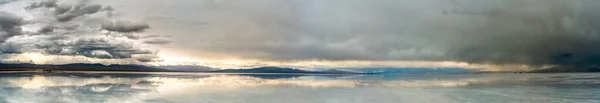 Panorama Del Lago Salado Cerca Salta Provincia Jujuy Argentina Espeluznante — Foto de Stock