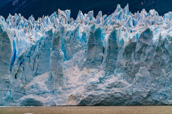 Dettaglio Del Ghiacciaio Perito Moreno Nel Parco Nazionale Del Ghiacciaio — Foto Stock