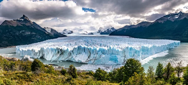 Vista Panorámica Del Glaciar Perito Moreno Parque Nacional Glaciar Calafate — Foto de Stock