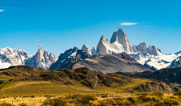 Mountain Chalten Cerro Torre Parco Nazionale Los Glaciares Patagonia Argentina — Foto Stock