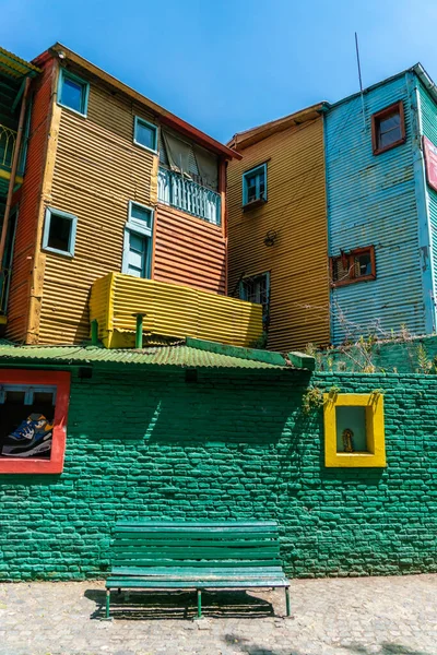 Las Famosas Casas Colores Boca Buenos Aires Argentina Enero 2019 — Foto de Stock
