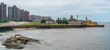 Rambla Gran Bretana (Büyük Britanya sokağı) Cubo Del Sur (Güney Hub), Montevideo, Uruguay, 26 Ocak 2019