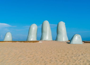 Los Dedos (The Fingers) Punta Del Este, Uruguay, 28 Ocak 2019