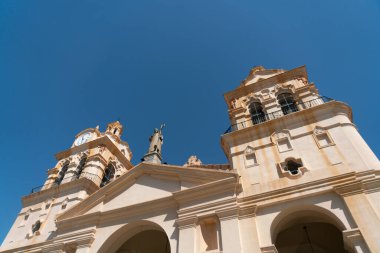 Detail of the Catedral de Cordoba at the Plaza San Martin in the center of town clipart