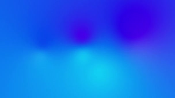 Holographic Neon Animation Blue Fluid Powerful Effect Abstract Colorful Background — Stock Video