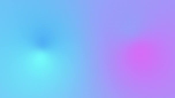 Holographische Neon Animation Blau Und Rosa Abstrakte Bunte Hintergrund — Stockvideo