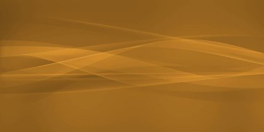 Altın Dalga Arkaplanı. Zarafet, modern moda konsepti. 3d oluşturma.