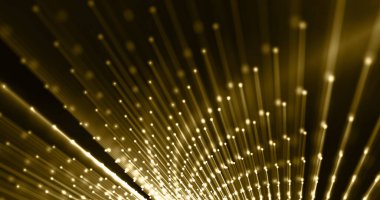 Bağlantı noktaları ve iplikler arka planda. Lüks iş konsepti. 3d oluşturma.