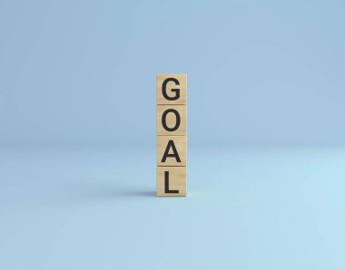 Tahta küp bloklar kulesinden yapılmış. iş kavramı.