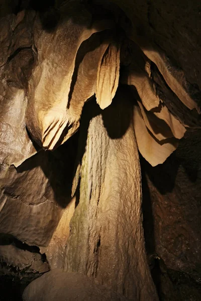 Punkevni Höhle Tschechische Republik Ein Teil Der Gesuchten Höhle Des — Stockfoto