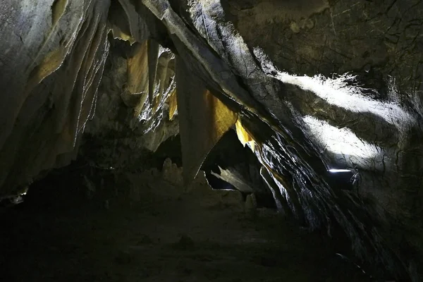 Σπήλαιο Punkevni Τσεχία Ένα Μέρος Του Σπηλαίου Του Moravian Karst — Φωτογραφία Αρχείου
