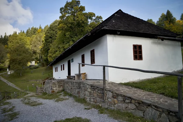 Kaliste Slowakije Een Dorp Het District Banska Bystrica Tijdens Slowaakse — Stockfoto