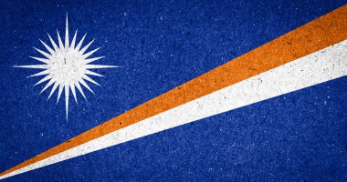 Kağıt arka plan Marshall Adaları bayrağı