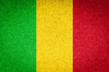 Kağıt arka plan üzerinde mali bayrağı