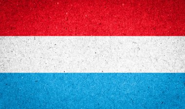 Kağıt arka plan Lüksemburg bayrağı