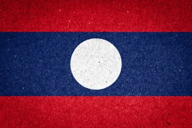 Kağıt arka plan Laos bayrağı